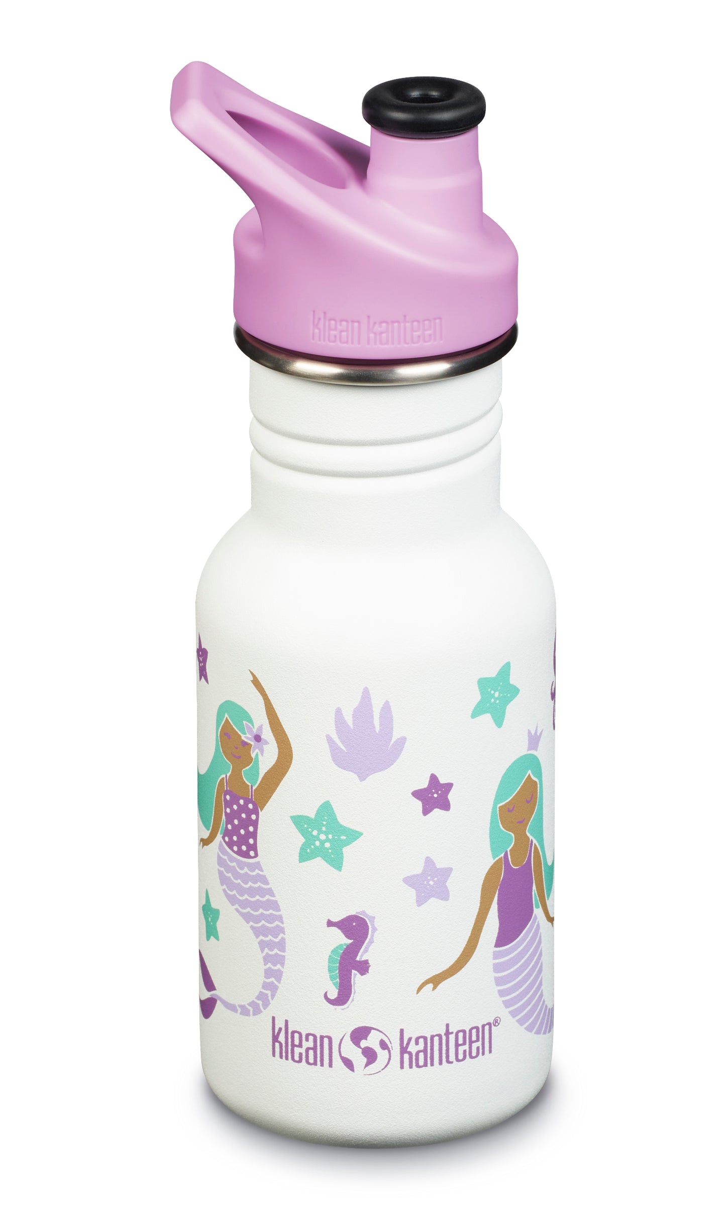 Klean Kanteen® Edelstahl Kinder-Trinkflasche Sport Cap 355ml Mermaids