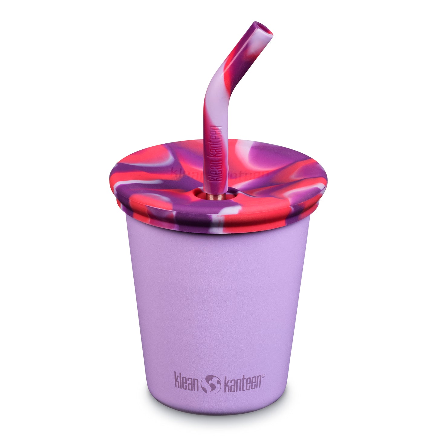 Klean Kanteen Edelstahl Trinkbecher Kid Cup mit Deckel & Trinkhalm