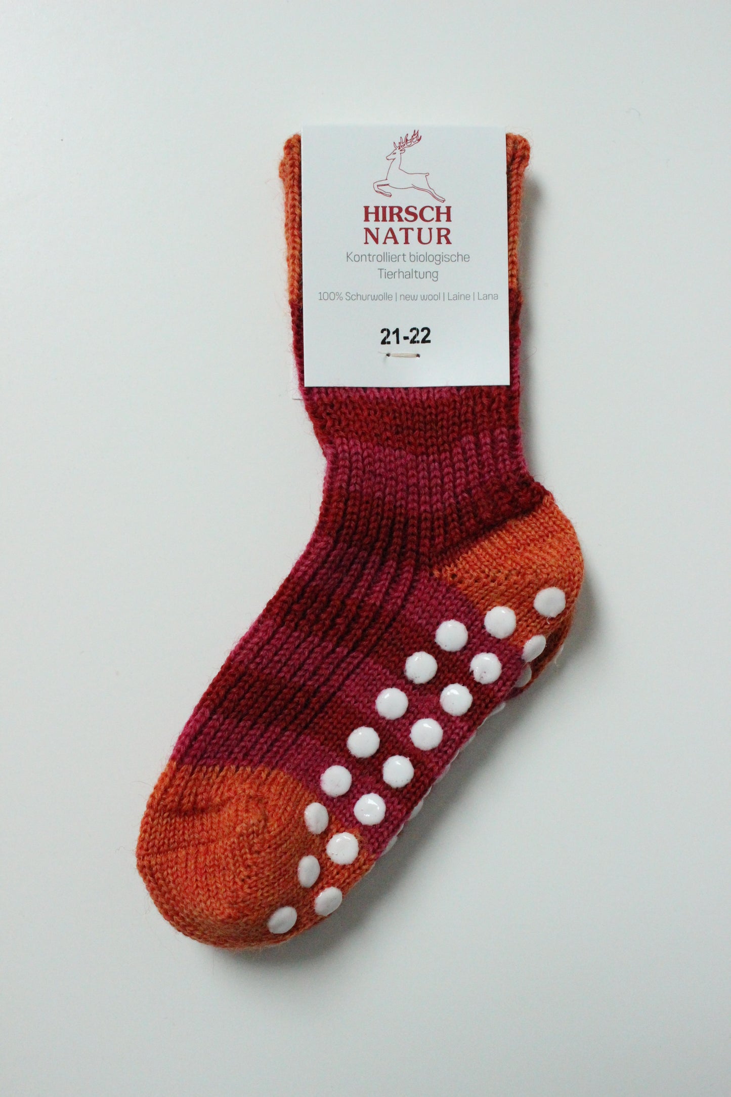 Hirsch Natur Stoppersocke