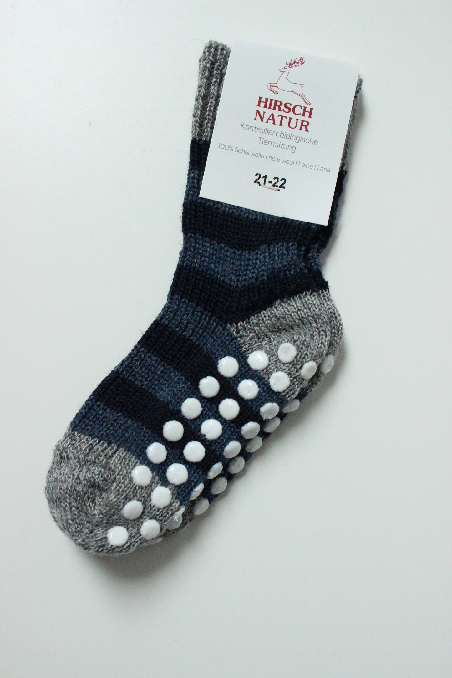 Hirsch Natur Stoppersocke