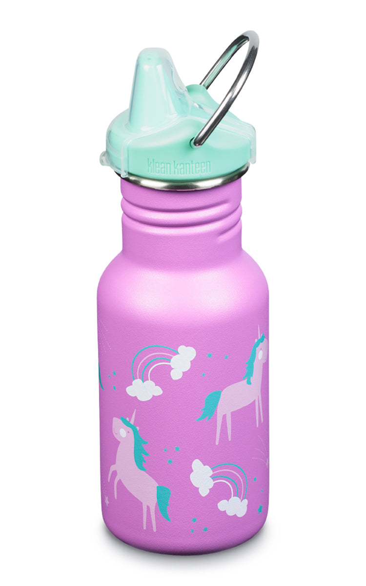 Klean Kanteen® Edelstahl Kinder-Trinkflasche 355ml Sippy Cap Unicorns
