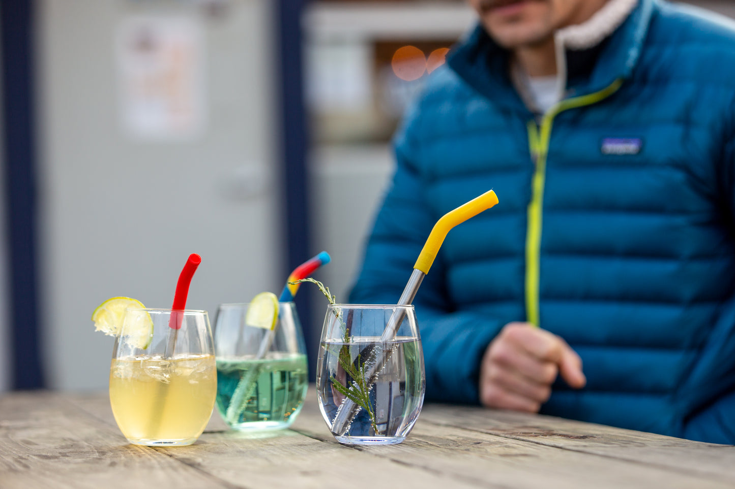 Klean Kanteen® Kinder- Edelstahl Trinkhalme 4er Set