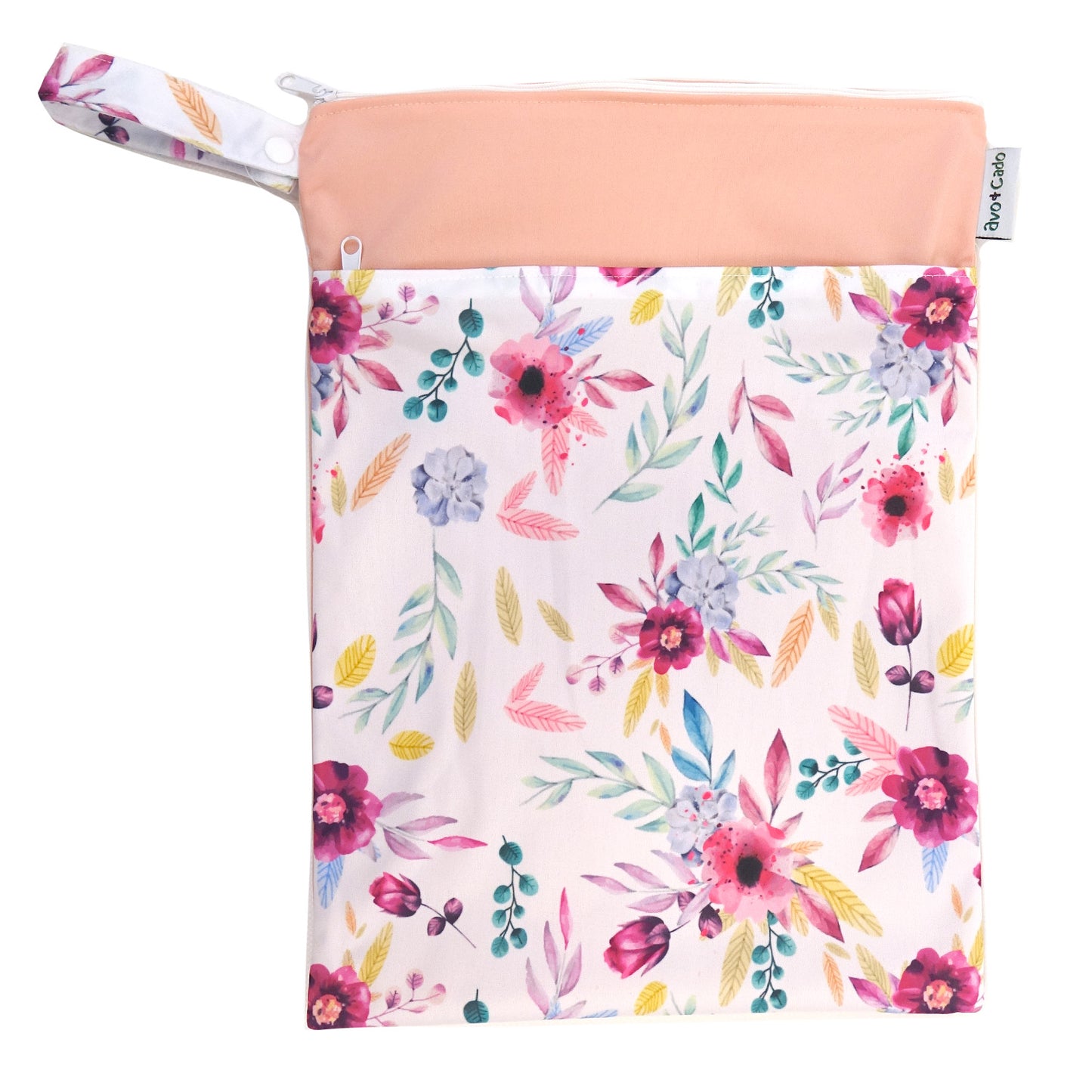 Nasstasche mit Trockenfach (M) Blumen