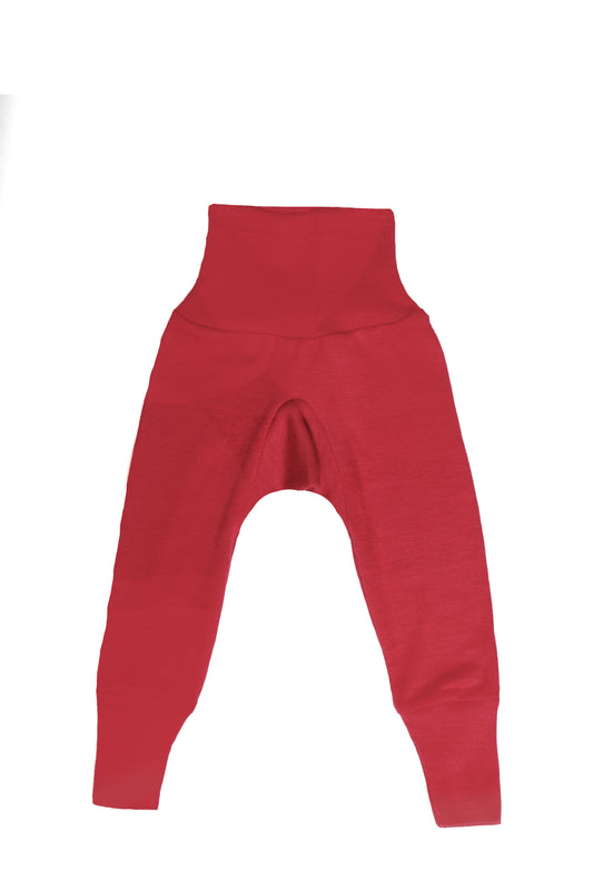 Baby-Hose mit Bund Wolle/Seide
