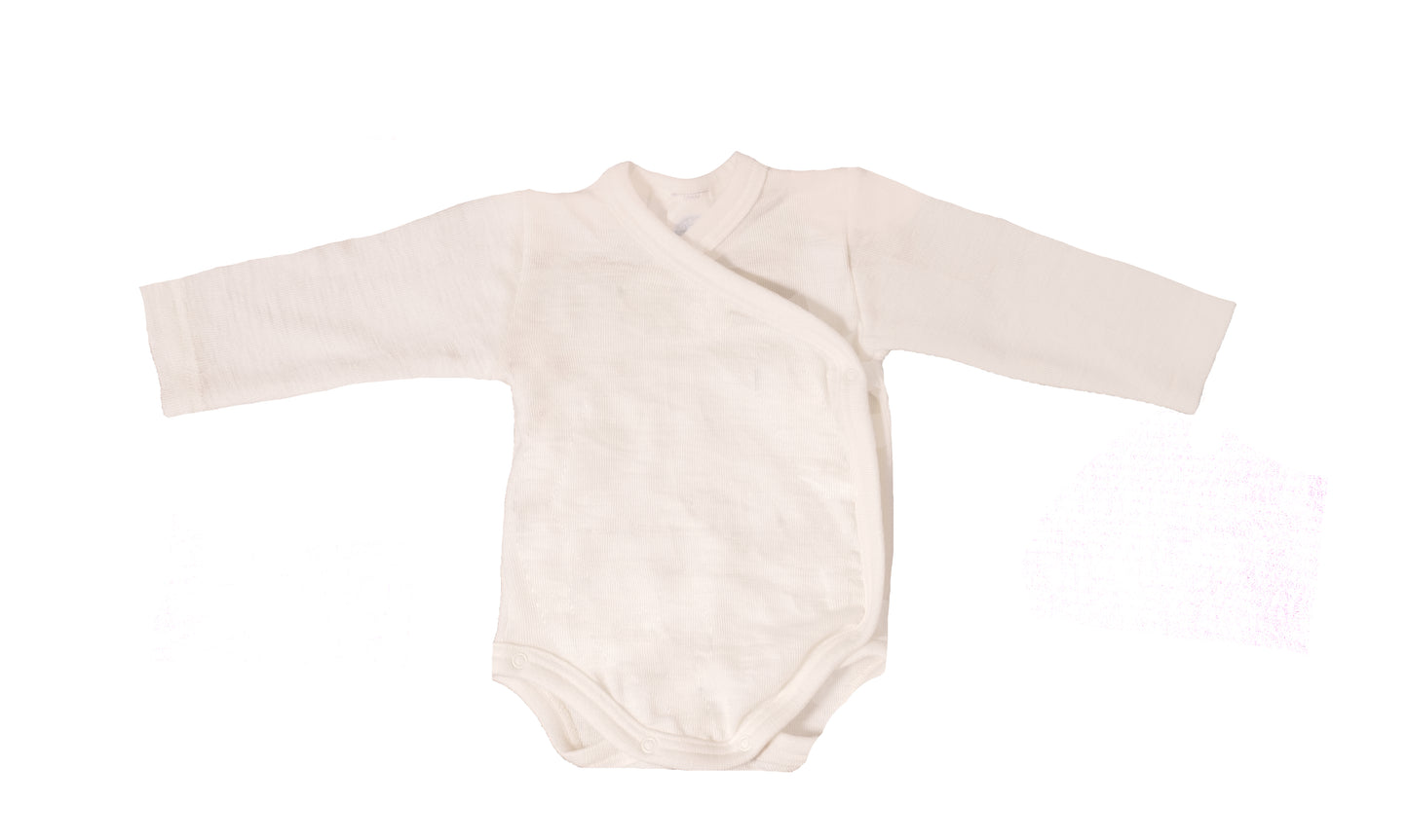 Cosilana Wickelbody Wolle/Seide Natur