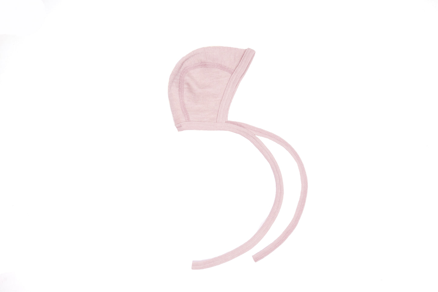 Cosilana Baby-Häubchen Wolle/Seide Rosé meliert