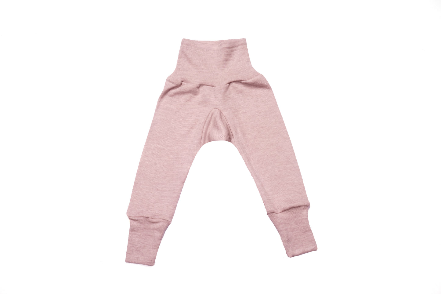 Baby-Hose mit Bund Wolle/Seide