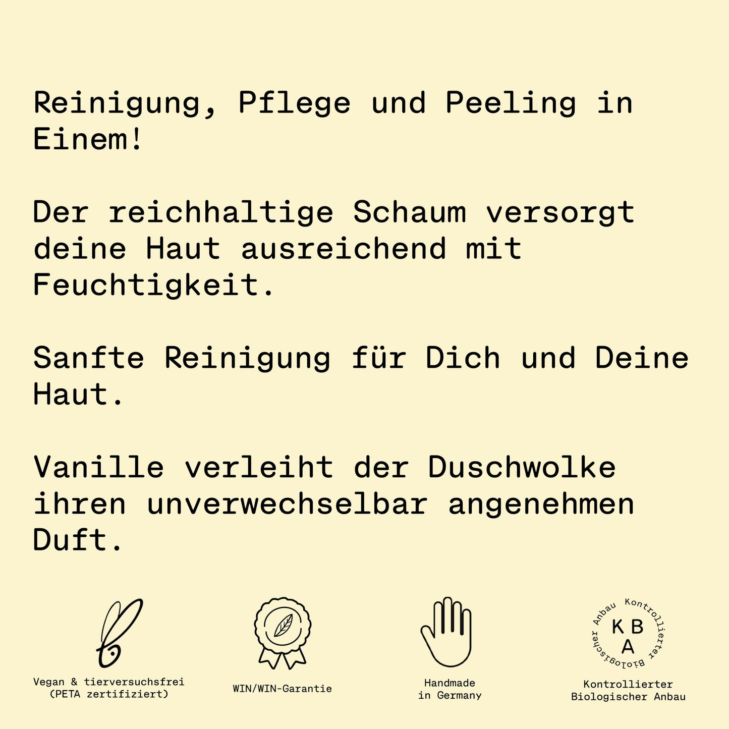 Duschwolke Vanille