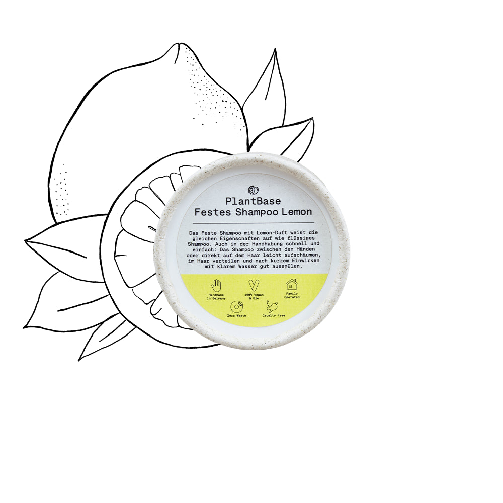 Haarpflege Festes Shampoo Lemon