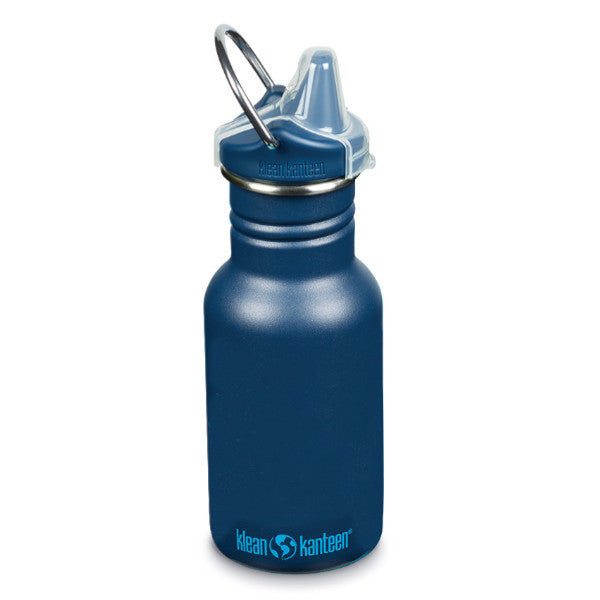 Klean Kanteen® Edelstahl Kinder-Trinkflasche 355ml Sippy Cap Poseidon