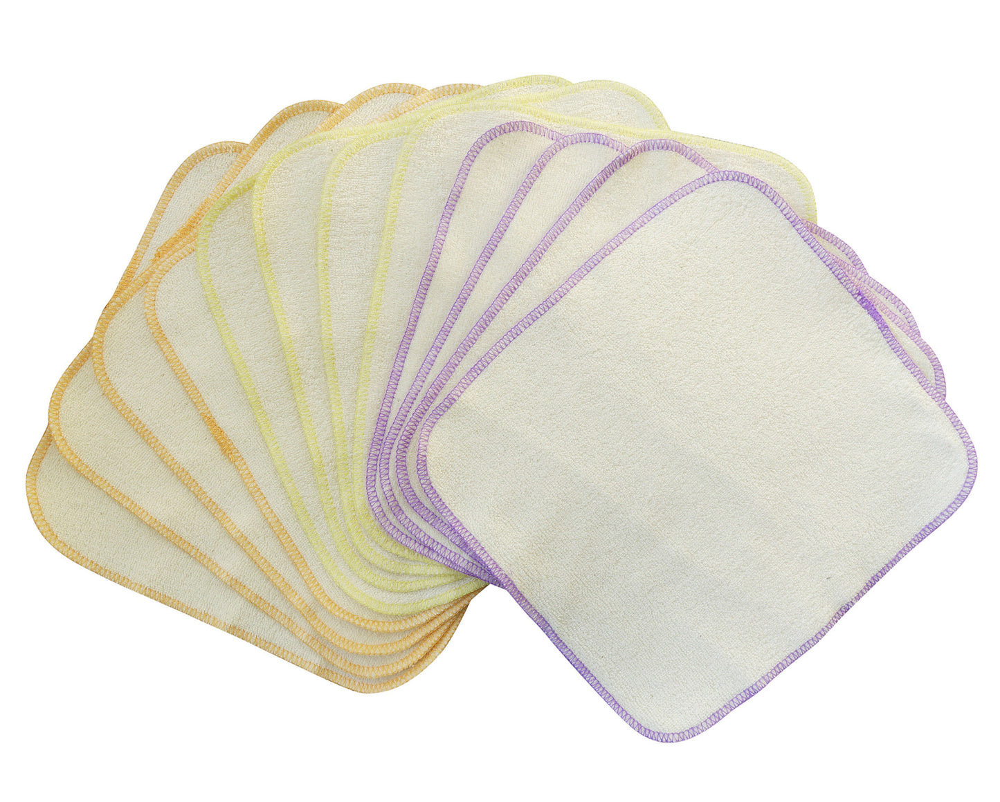 Flanellwaschlappen mit Frottee