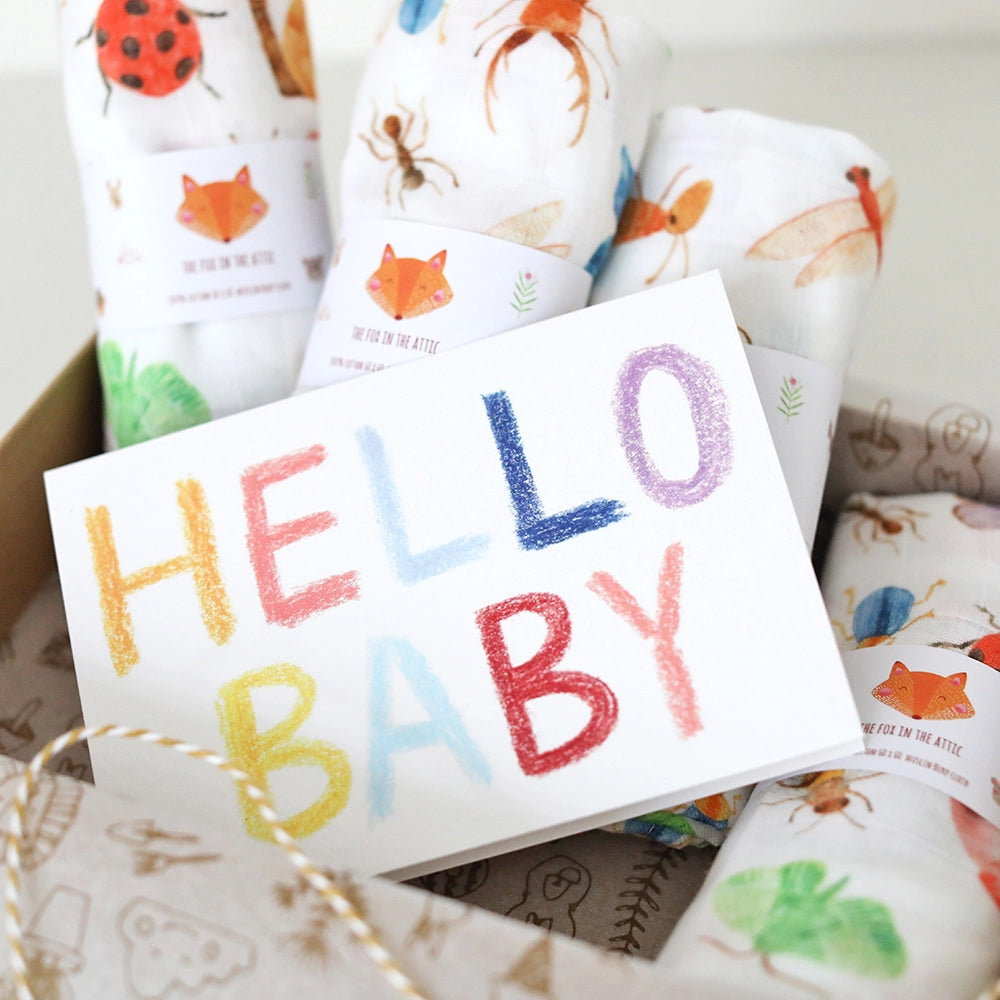 Grußkarte Hello Baby