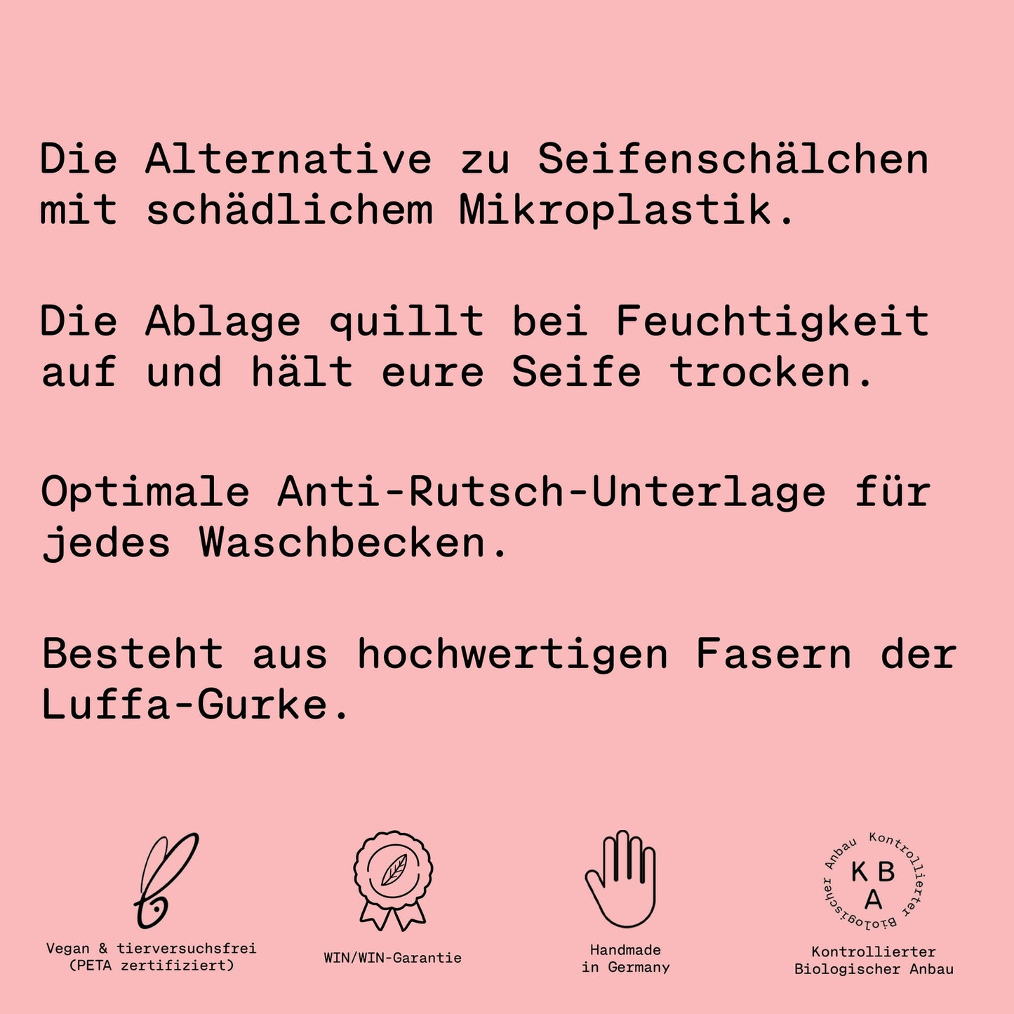 Seifenablage Luffa